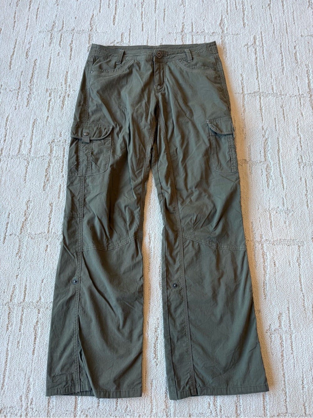 Kuhl Women's Olive Green Cargo Trousers